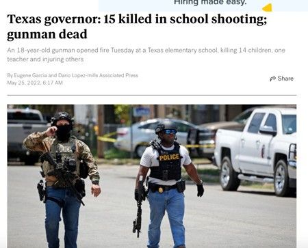 致15人死亡！美国一小学发生枪击事件