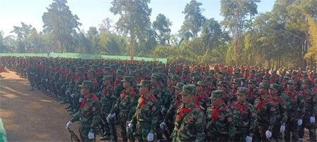 德昂民族解放军在勐瑶地区营救被扎仰民团强征的德昂族青年时遭缅